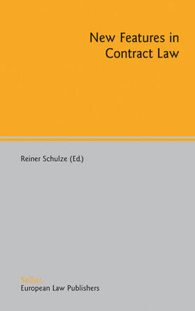 Schulze | New Features in Contract Law | E-Book | sack.de