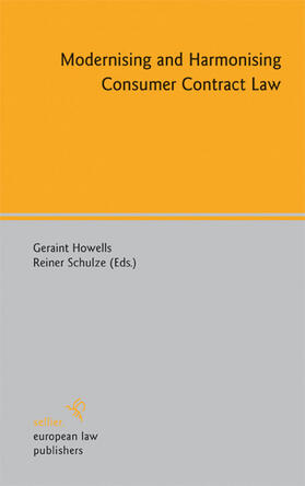 Howells / Schulze | Modernising and Harmonising Consumer Contract Law | E-Book | sack.de