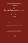 Bonomi / Romano / Sarcevic |  Yearbook of Private International Law | eBook | Sack Fachmedien