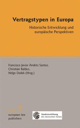 Andrés Santos / Baldus / Dedek | Vertragstypen in Europa | E-Book | sack.de