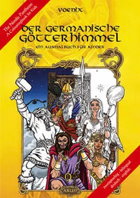 Vömel / Voenix |  Der germanische Götterhimmel - Ein Ausmalbuch für Kinder | Buch |  Sack Fachmedien