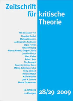 Bock / Kramer / Schweppenhäuser |  Zeitschrift für kritische Theorie / Zeitschrift für kritische Theorie, Heft 30/31 (2010) | Buch |  Sack Fachmedien