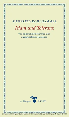 Kohlhammer |  Islam und Toleranz | eBook | Sack Fachmedien