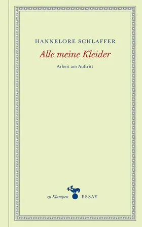 Schlaffer / Hamilton |  Alle meine Kleider | eBook | Sack Fachmedien