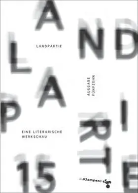 Institut für Literarisches Schreiben und Literaturwissenschaft der Universität Hildesheim / Schärf / Bukowski |  Landpartie 15 | Buch |  Sack Fachmedien