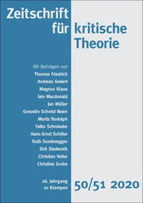 Kramer / Schweppenhäuser |  Zeitschrift für kritische Theorie / Zeitschrift für kritische Theorie, Heft 50/51 | Buch |  Sack Fachmedien