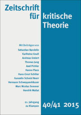 Schweppenhäuser / Kramer / Adorno | Zeitschrift für kritische Theorie / Zeitschrift für kritische Theorie, Heft 40/41 | E-Book | sack.de