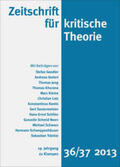 Schweppenhäuser / Kramer / Gandler |  Zeitschrift für kritische Theorie / Zeitschrift für kritische Theorie, Heft 36/37 | eBook | Sack Fachmedien