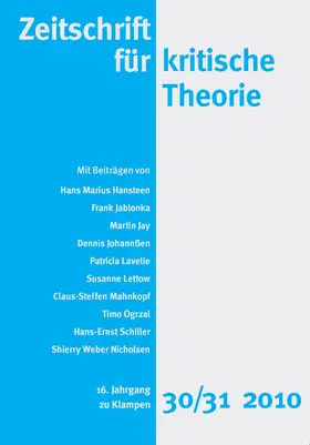 Bock / Kramer / Schweppenhäuser |  Zeitschrift für kritische Theorie / Zeitschrift für kritische Theorie, Heft 30/31 (2010) | eBook | Sack Fachmedien