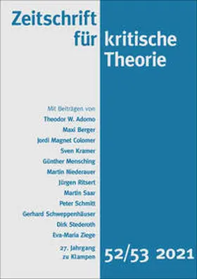 Kramer / Schweppenhäuser |  Zeitschrift für kritische Theorie / Zeitschrift für kritische Theorie, Heft 52/53 | Buch |  Sack Fachmedien