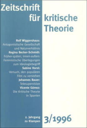 Schweppenhäuser / Bock / Kramer |  Zeitschrift für kritische Theorie / Zeitschrift für kritische Theorie, Heft 3 | eBook | Sack Fachmedien