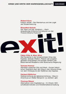 Kurz / Verein für kritische Gesellschaftswissenschaften e. V., Koblenz (Hg.) / Scholz |  Exit! Krise und Kritik der Warengesellschaft | Buch |  Sack Fachmedien