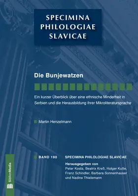 Henzelmann |  Die Bunjewatzen | Buch |  Sack Fachmedien