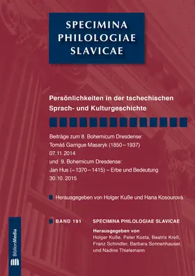 Kuße / Kosourová |  Persönlichkeiten in der tschechischen Sprach- und Kulturgeschichte | Buch |  Sack Fachmedien