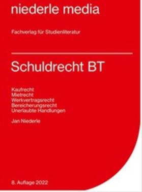 Niederle | Karteikarten Schuldrecht BT | Buch | 978-3-86724-039-0 | sack.de