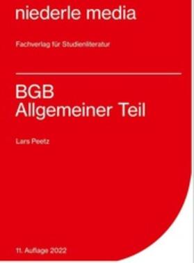 Peetz | Karteikarten BGB Allgemeiner Teil | Buch | 978-3-86724-056-7 | sack.de