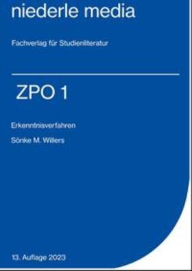 Willers | ZPO I | Buch | sack.de