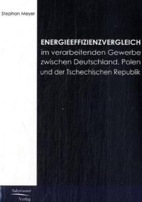 Meyer | Energieeffizienzvergleich im verarbeitenden Gewerbe in Deutschland, Polen und Tschechien | Buch | 978-3-86741-001-4 | sack.de