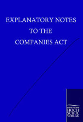 N. | Explanatory Notes to the Companies Act | Buch | 978-3-86741-374-9 | sack.de