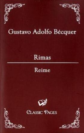Bécquer |  Rimas | Buch |  Sack Fachmedien