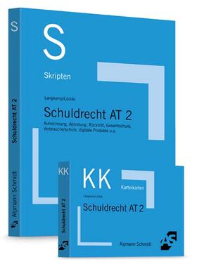 Paket Langkamp, Skript Schuldrecht AT 2 + Lamgkamp, Karteikarten Schuldrecht AT 2 | Buch | 978-3-86752-507-7 | sack.de