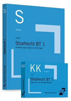 Bundle Krüge/Schäffer, Skript Strafrecht BT 1 + Schäffer, Karteikarten Strafrecht BT 1 | Buch | 978-3-86752-546-6 | sack.de