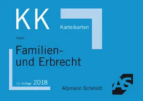 Haack | Karteikarten Familien- und Erbrecht | Buch | 978-3-86752-615-9 | www.sack.de