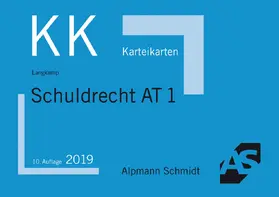 Langkamp | Karteikarten Schuldrecht AT 1 | Buch | 978-3-86752-652-4 | www.sack.de