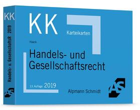 Haack | Karteikarten Handels- und Gesellschaftsrecht | Buch | 978-3-86752-692-0 | sack.de