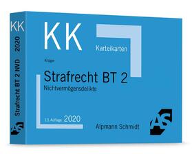 Krüger | Karteikarten Strafrecht BT 2 | Buch | 978-3-86752-698-2 | sack.de