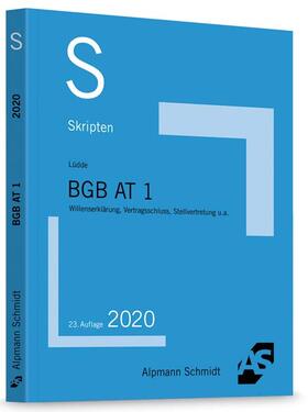 Lüdde | Skript BGB AT 1 | Buch | 978-3-86752-717-0 | sack.de