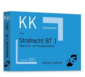 Krüger | Krüger, R: Karteikarten Strafrecht BT 1 | Buch | 978-3-86752-796-5 | sack.de