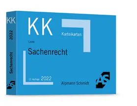 Lüdde |  Karteikarten Sachenrecht | Buch |  Sack Fachmedien