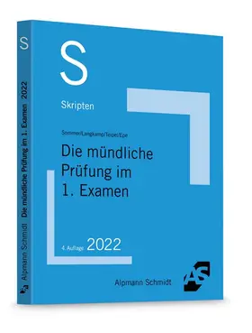 Sommer / Langkamp / Epe | Sommer, C: Skript Die mündliche Prüfung im 1. Examen | Buch | 978-3-86752-817-7 | sack.de