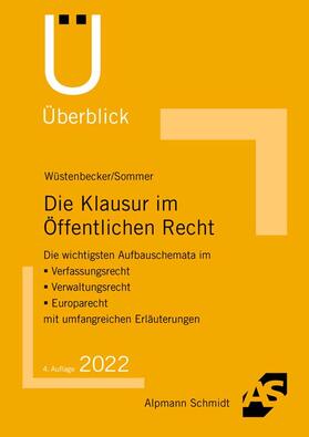 Wüstenbecker / Sommer | Die Klausur im Öffentlichen Recht | Buch | 978-3-86752-837-5 | sack.de