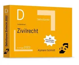 Lüdde / Hünert |  Definitionen Zivilrecht | Buch |  Sack Fachmedien