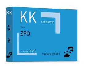 Haack |  Karteikarten ZPO | Buch |  Sack Fachmedien