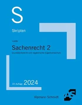 Lüdde |  Skript Sachenrecht 2 | Buch |  Sack Fachmedien