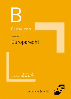 Sommer |  Basiswissen Europarecht | Buch |  Sack Fachmedien