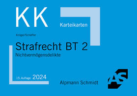 Krüger / Schäffer | Karteikarten Strafrecht BT 2 | Buch | 978-3-86752-915-0 | sack.de