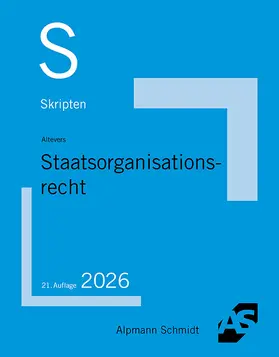 Altevers |  Skript Staatsorganisationsrecht | Buch |  Sack Fachmedien