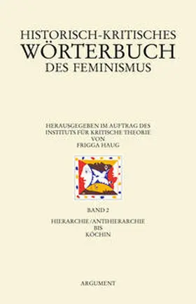 Haug |  Historisch-kritisches Wörterbuch des Feminismus | Buch |  Sack Fachmedien