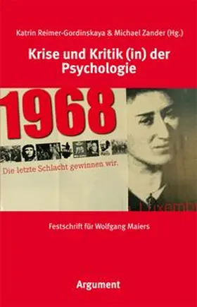 Reimer-Gordinskaya / Zander |  Krise und Kritik (in) der Psychologie | Buch |  Sack Fachmedien