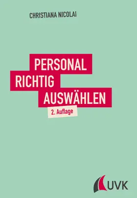 Nicolai |  Personal richtig auswählen | Buch |  Sack Fachmedien