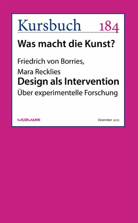 Borries / Recklies |  Design als Intervention | eBook | Sack Fachmedien