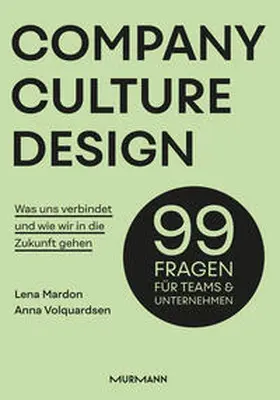 Mardon / Volquardsen | Company Culture Design | Buch | 978-3-86774-774-5 | www.sack.de