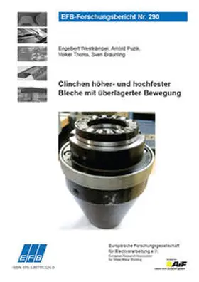 Westkämper / Puzik / Thoms |  Clinchen höher- und hochfester Bleche mit überlagerter Bewegung | Buch |  Sack Fachmedien