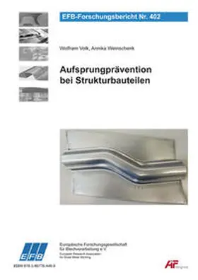 Volk / Weinschenk |  Aufsprungprävention bei Strukturbauteilen | Buch |  Sack Fachmedien