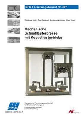 Volk / Krinner / Starc |  Mechanische Schnellläuferpresse mit Koppelrastgetriebe | Buch |  Sack Fachmedien