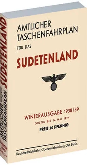 Rockstuhl |  Amtlicher Taschenfahrplan für das Sudetenland - 1938/39 | Buch |  Sack Fachmedien